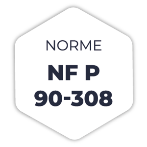 Logo norme NF P90-308